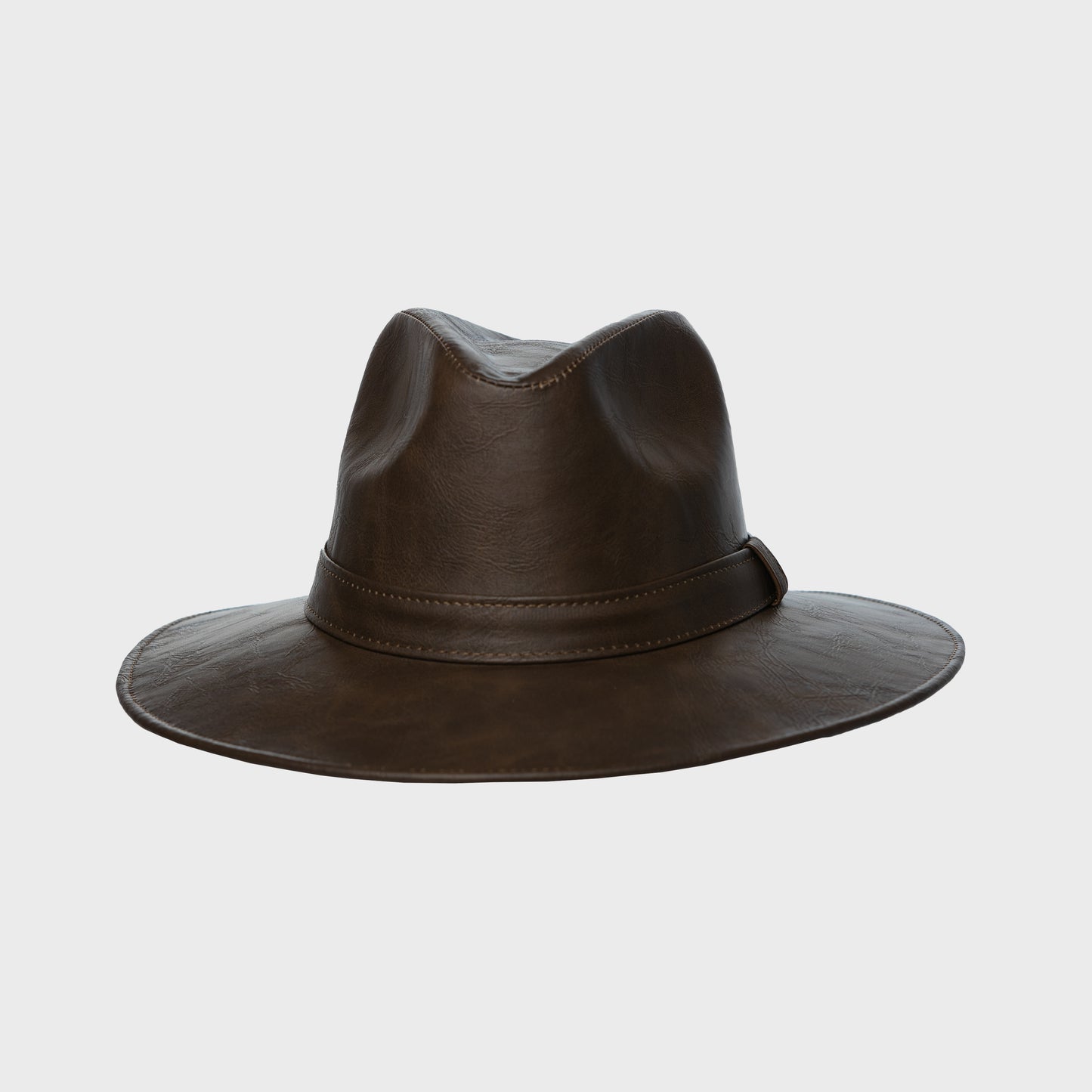 Cow Boy Style in Dark-Brown Vegan Leather