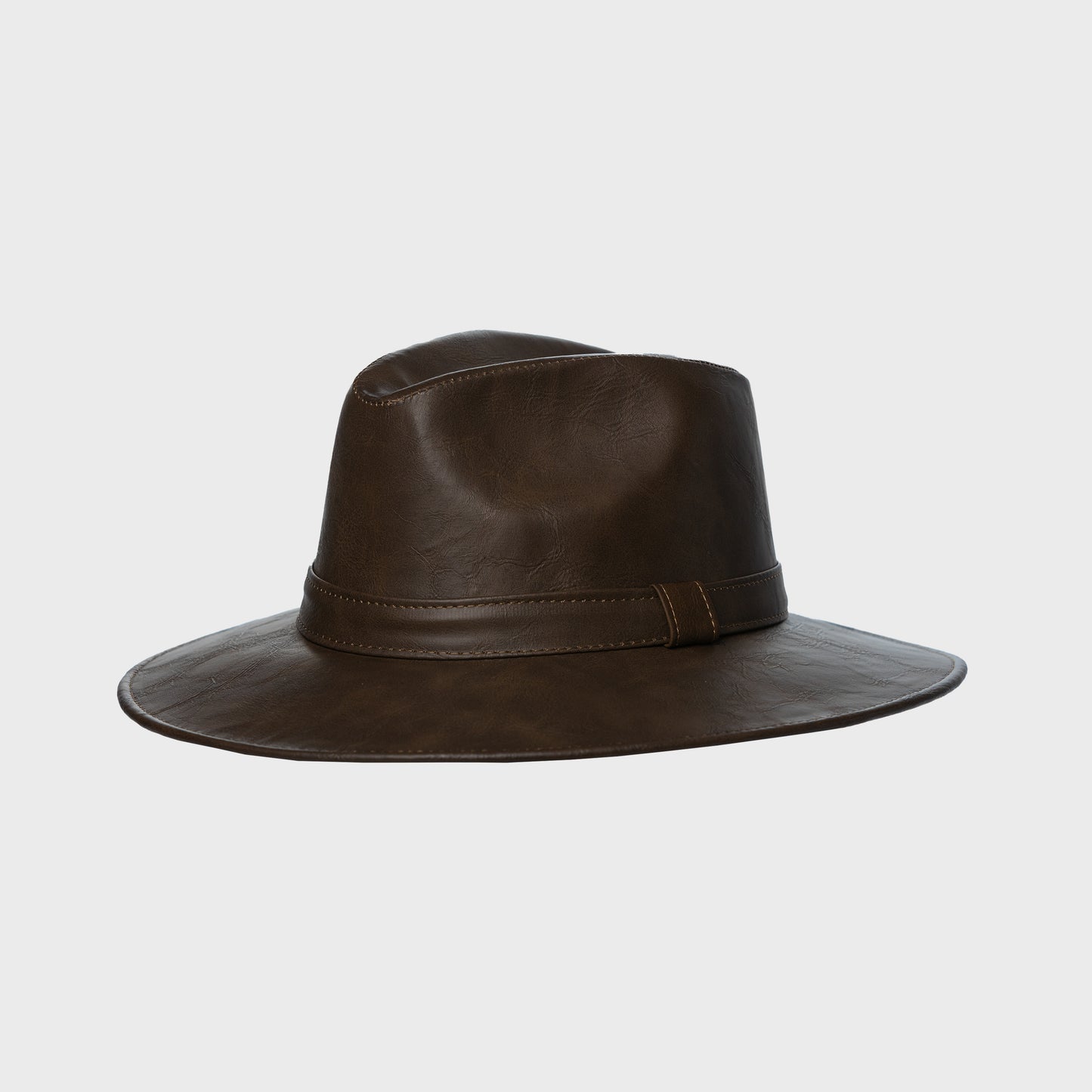 Cow Boy Style in Dark-Brown Vegan Leather